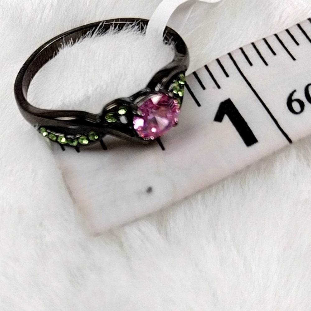 Stainless Steel Rose Vine Ring Hypoallergenic Jewelry - Picture 7 of 14